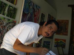Pintando