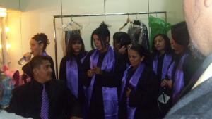 Preparación antes del concierto