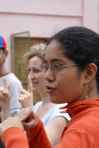 Ninosska Martínez, Profesora de Flauta Dulce en los Barrios de San Isidro y San José Oriental