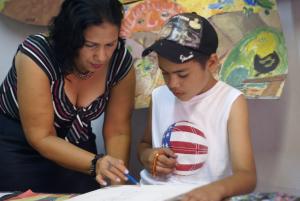 Participante de Infantilarte y Ligia Sandino, Mayo 2008