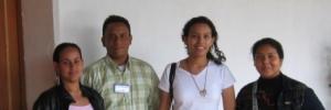 flademguate: Ethel Ulloa, Wilmer López, Reyna Somarriba y Judith Urrutia