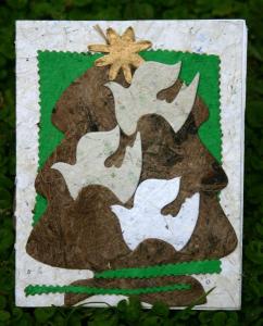 Navideña arbol (con sobre)