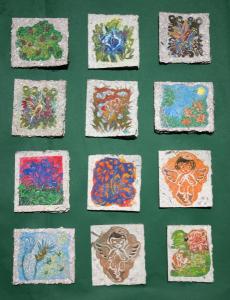 Tarjetas Graba-Ni, serie de 10 (con sobres)